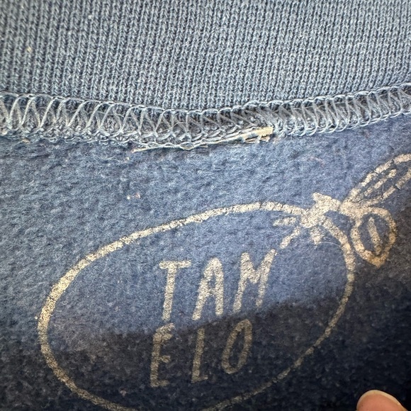 Tamelo artist Blue cats Graphic Sweatshirt size medium - Picture 3 of 6